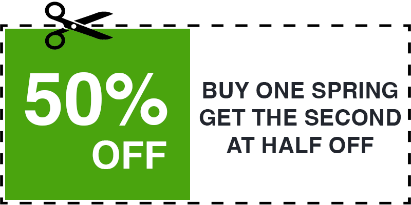 HALF OFF GARAGE SPRING Glen Head
